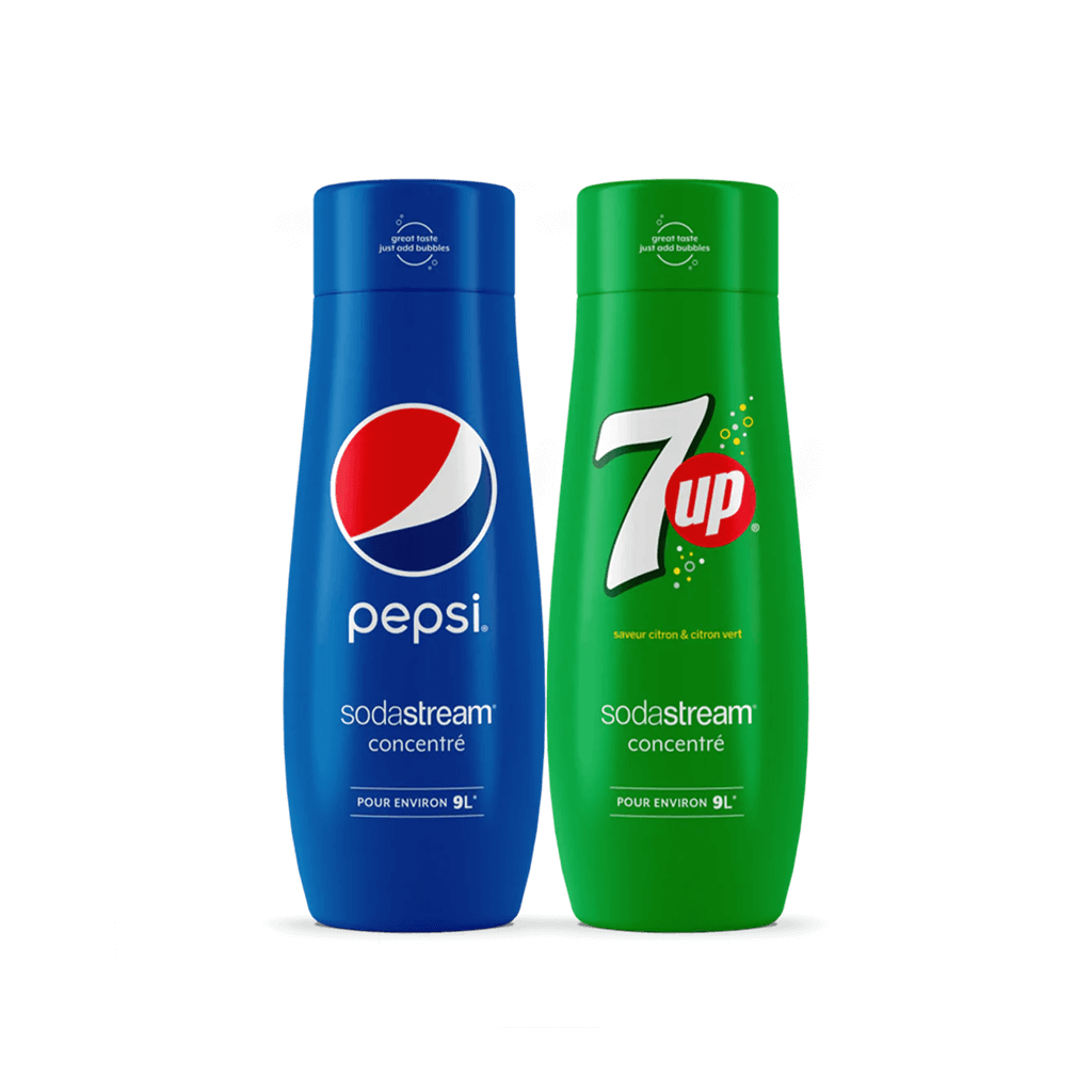 DUO PACK Pepsi et 7Up sodastream