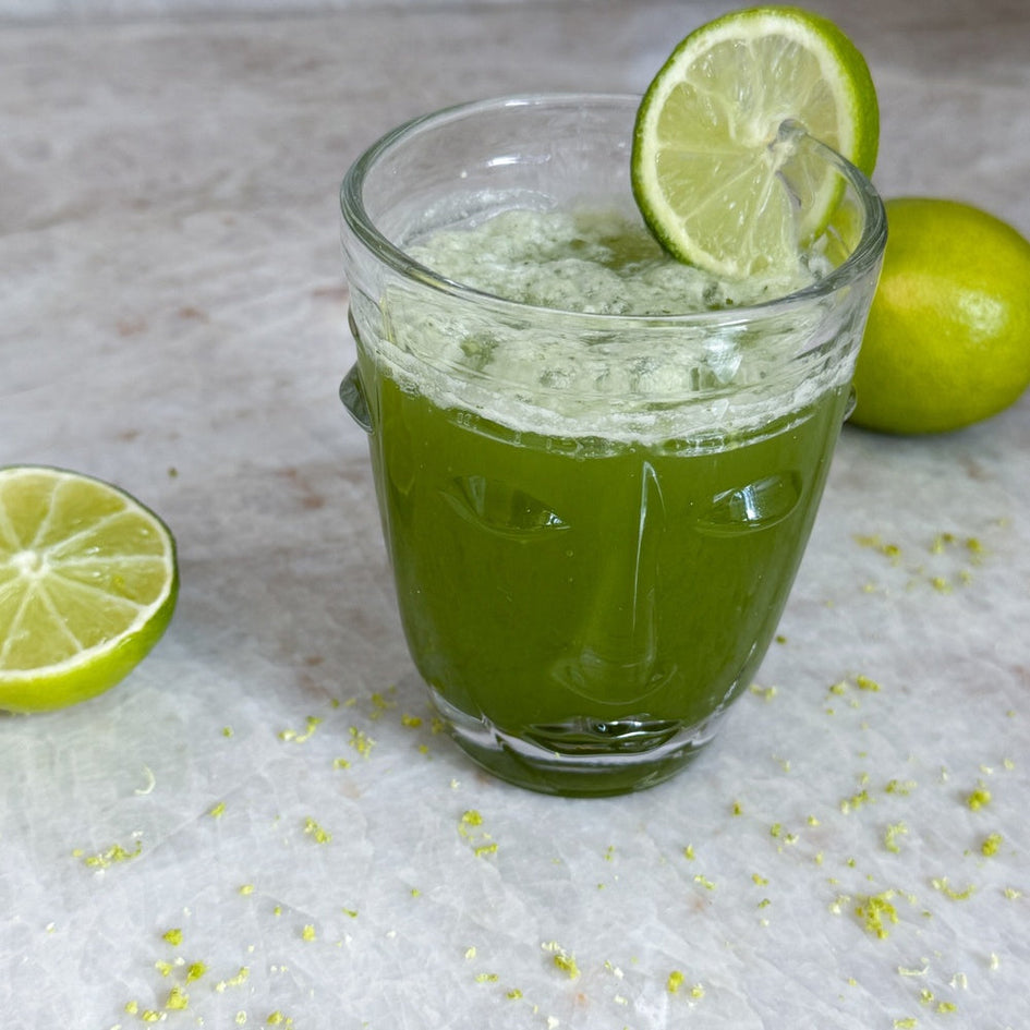 Matcha coco pétillant