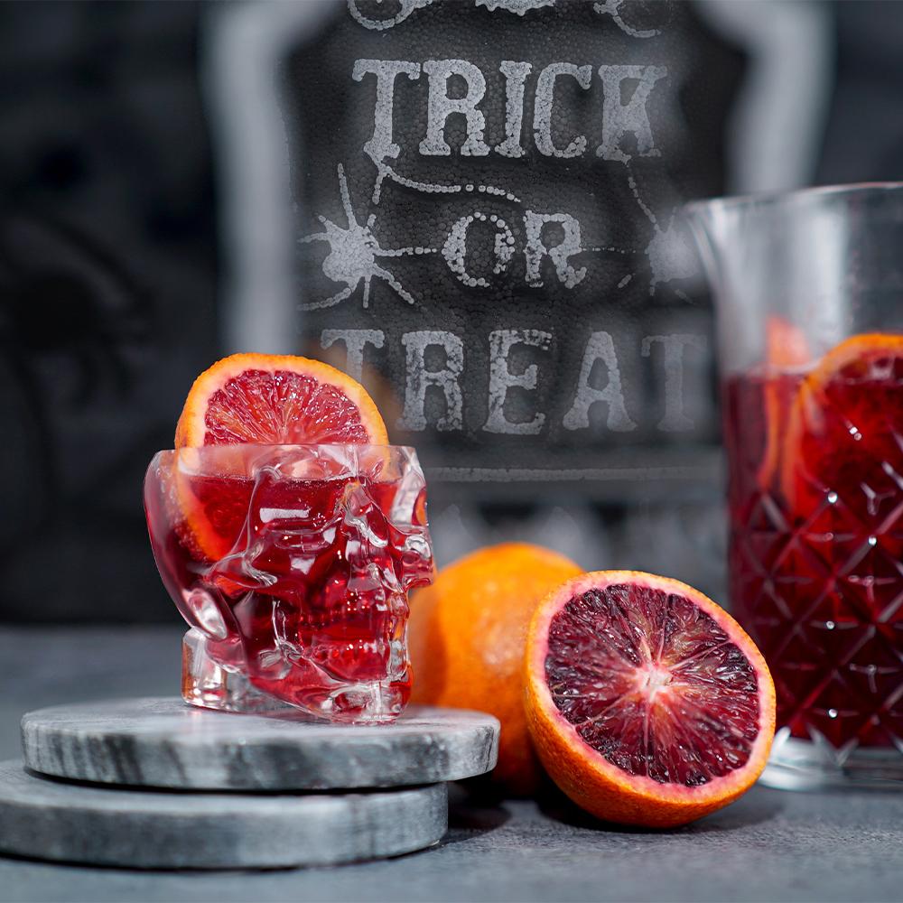 Sangria pétillante à l'orange sanguine