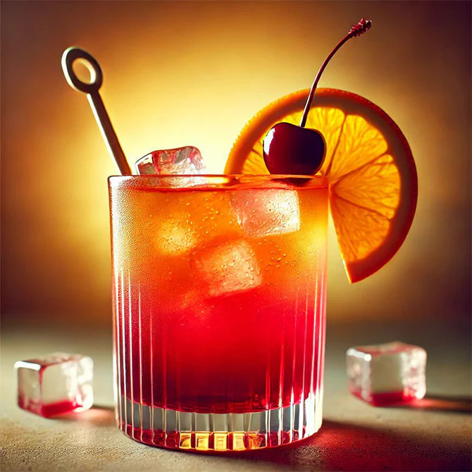 Vodka Sunrise Cocktail