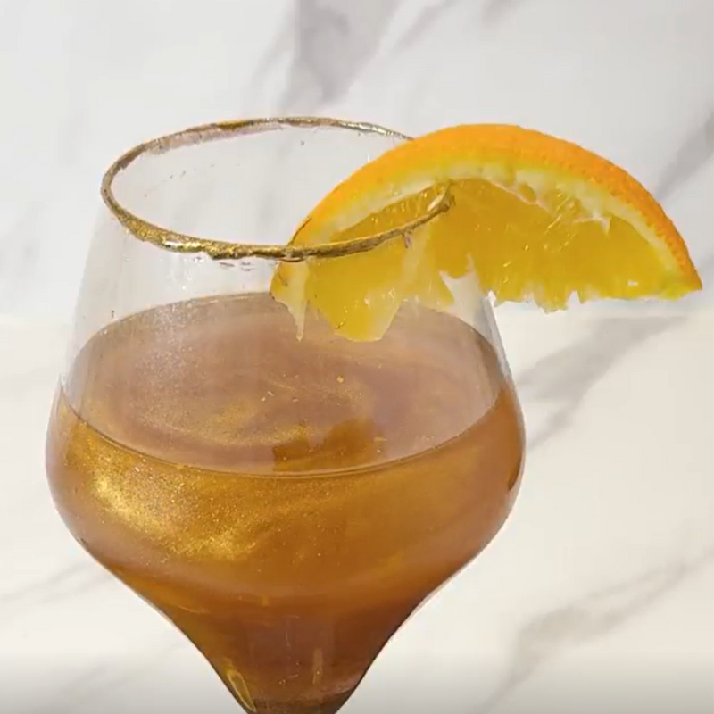 Limonade orange-miel pétillante