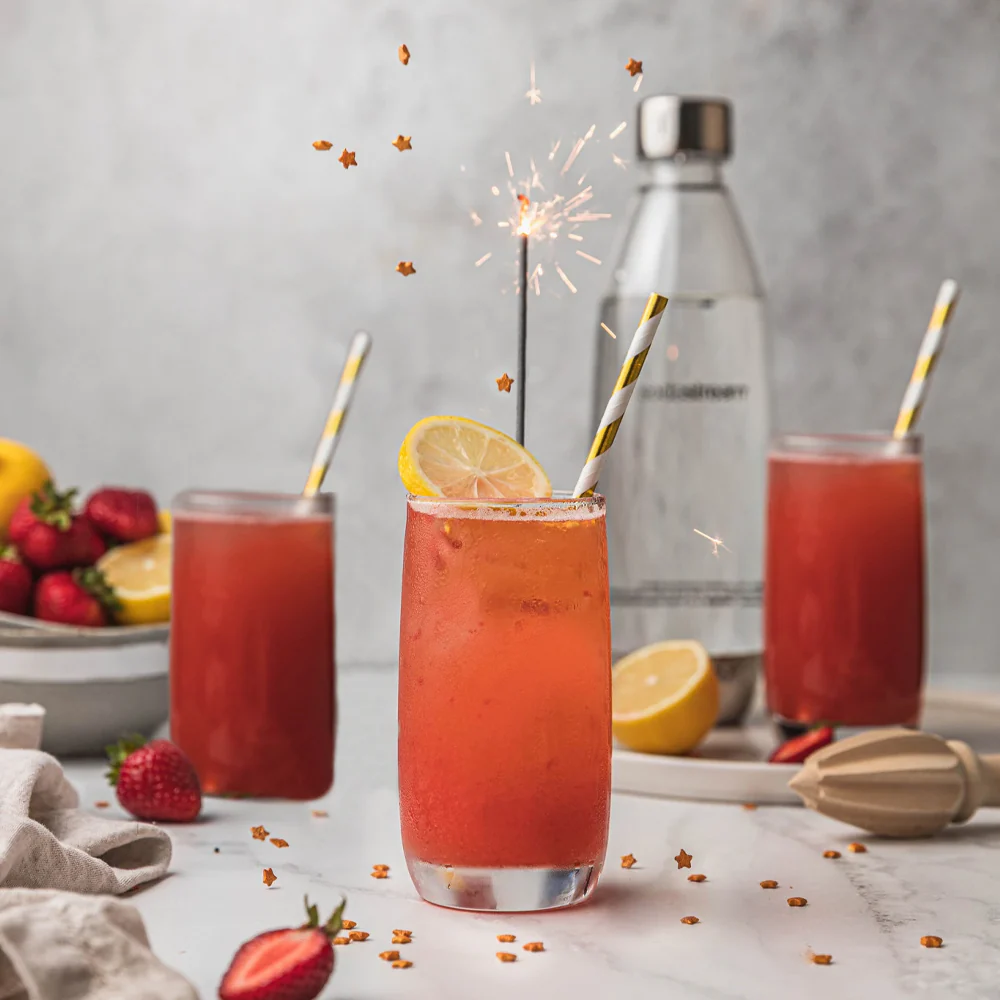 Limonade à la fraise