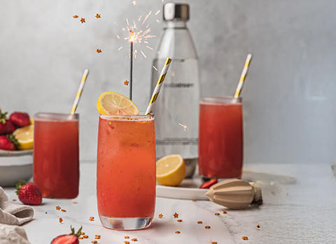 Limonade à la fraise