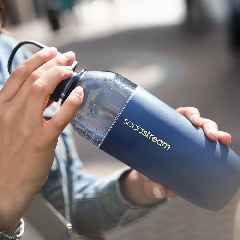 Gourde isotherme démontable 0,7L fizz&go Easy mix bleue