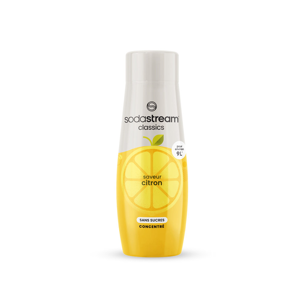 SodaStream sirop Citron Sans Sucres Concentrés