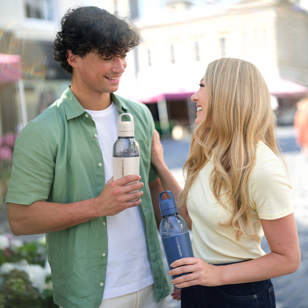 Gourde isotherme démontable 0,7L fizz&go Easy mix bleue