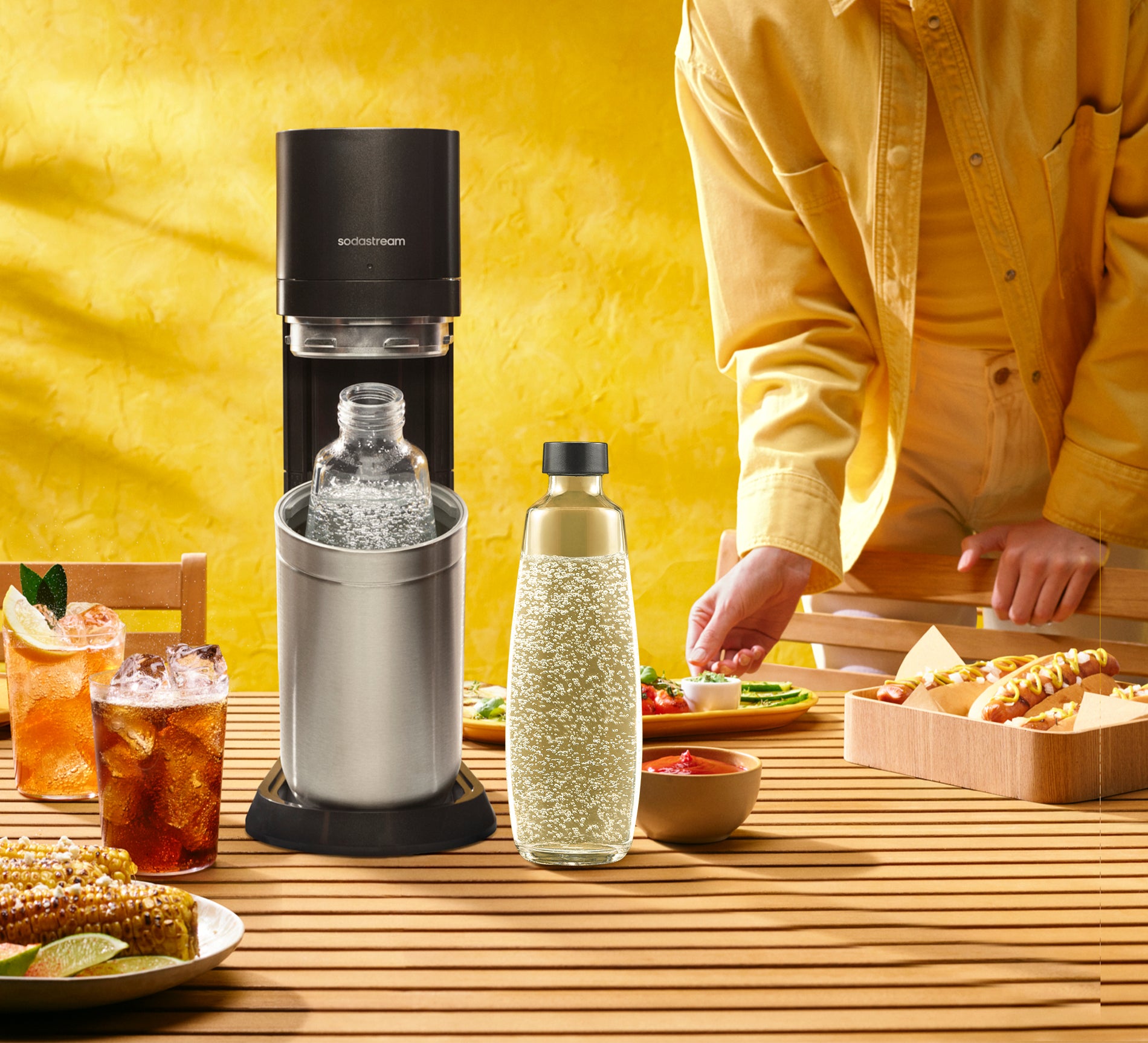 Carafe en verre DUO 1L