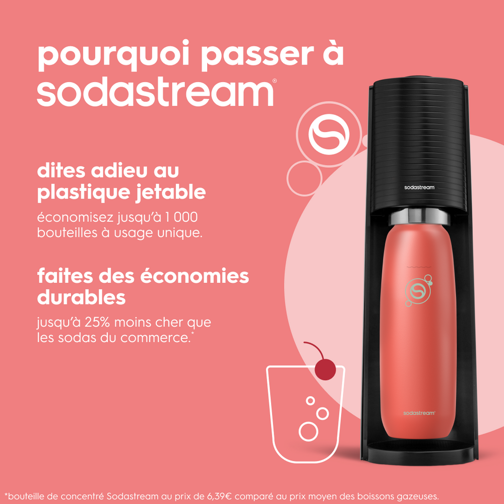 Gourde isotherme 0,9L fizz&go Cool papaye