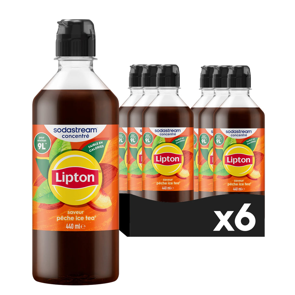 6-Pack Sirop Lipton Ice Tea Pêche 440ml – 1