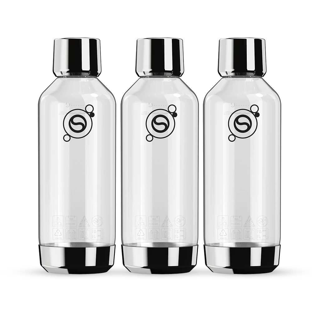 Pack de 3 Bouteilles Refresh Metal 1L compatible lave-vaisselle – 1