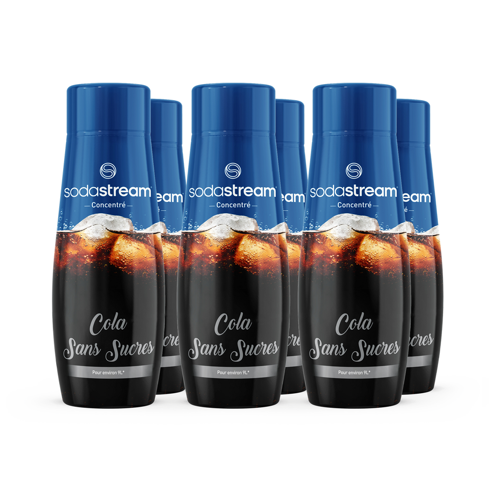SodaStream Sirop Cola Sans Sucres 6-Pack 440ml 
