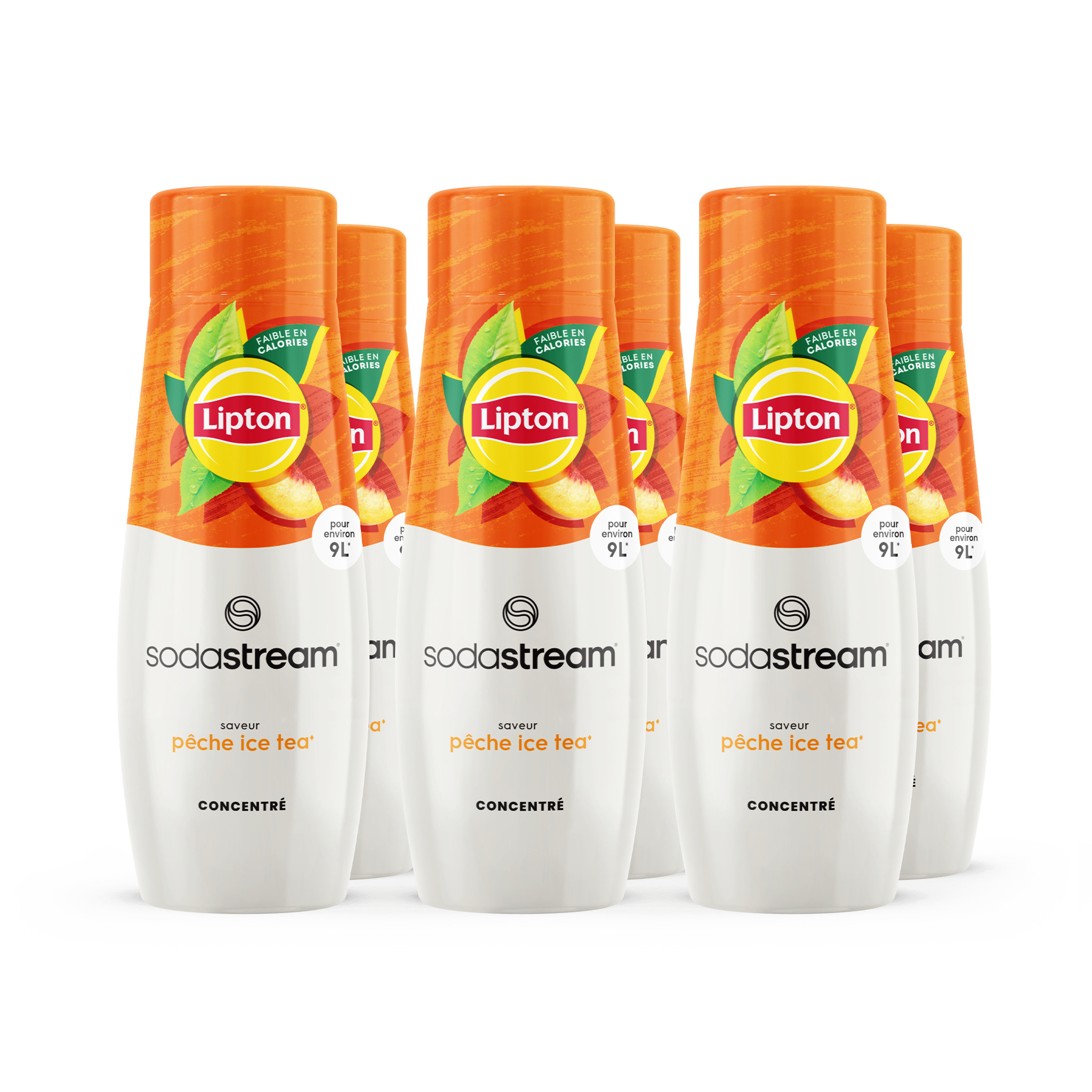 6-Pack Lipton Ice Tea Pêche 440ml sodastream