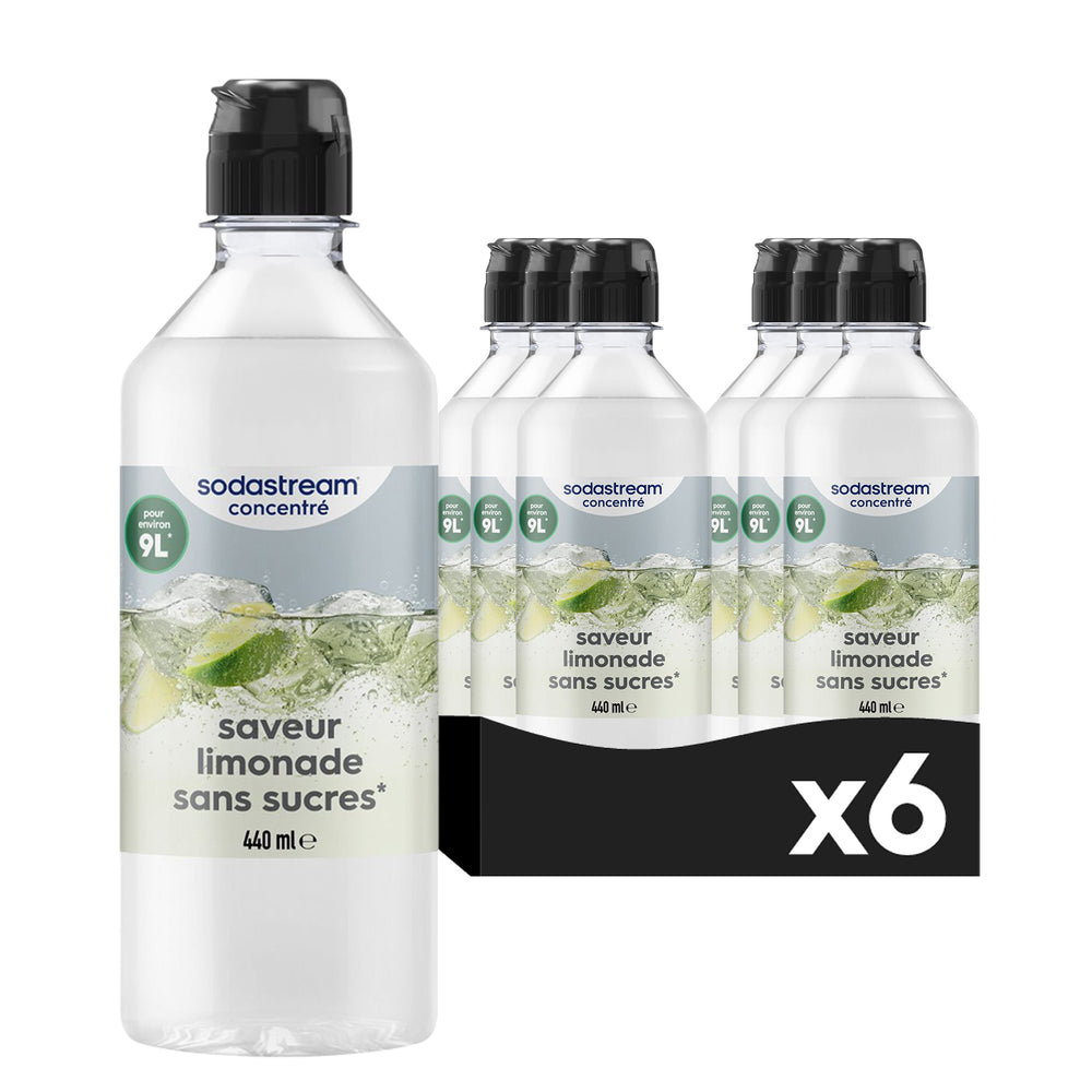 6-Pack Sirop Limonade sans sucres 440ml
