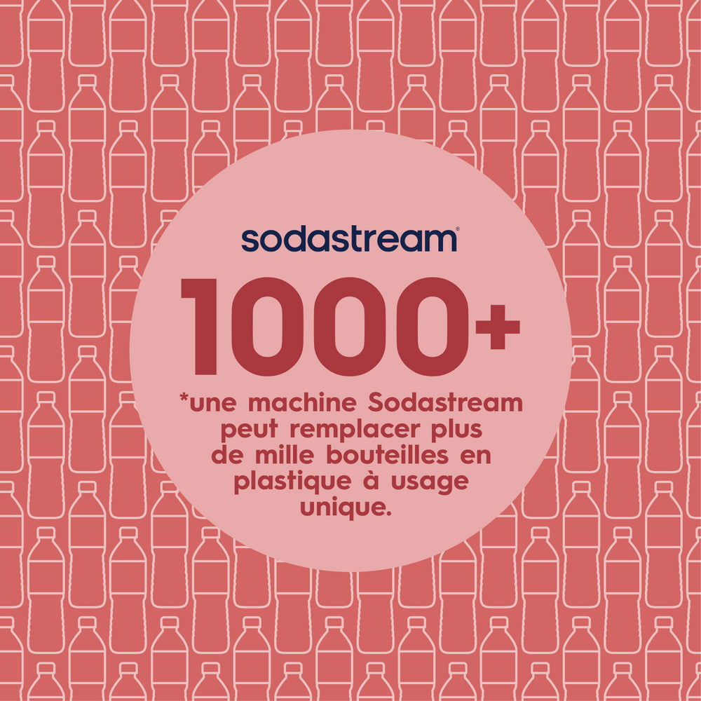 Bouteille Sodastream 1L Metal Refresh compatible lave-vaisselle – 7