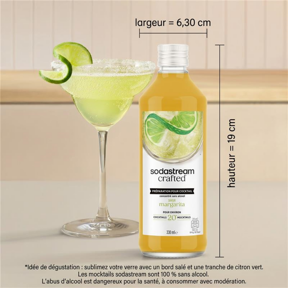 Cocktail Mixer saveur Margarita sans alcool 330ml
