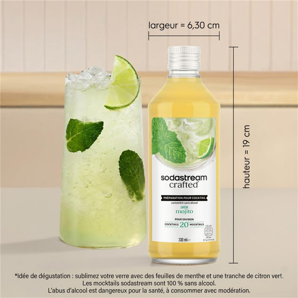 Cocktail Mixer saveur Mojito sans alcool 330ml