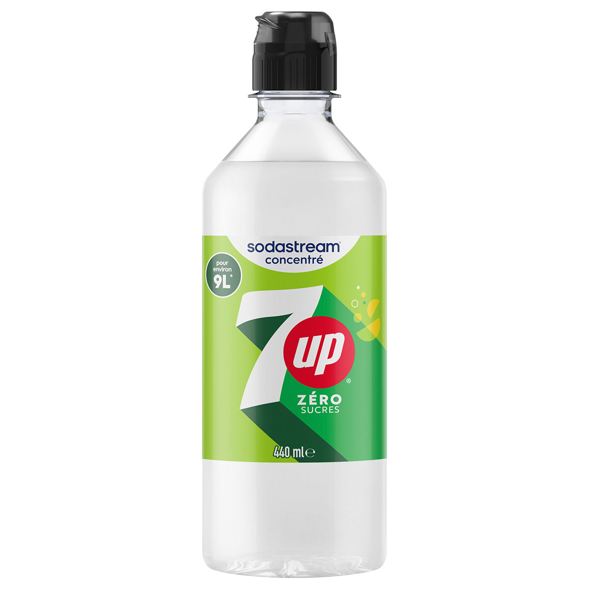 Sirop 7Up Zéro Sucres 440ml sodastream