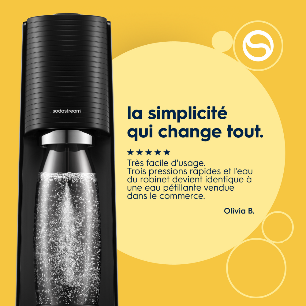 SODASTREAM Machine à soda TERRA - Noir SODASTREAM Machine à soda TERRA - Noir