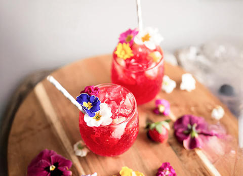 Punch au rhum tropical