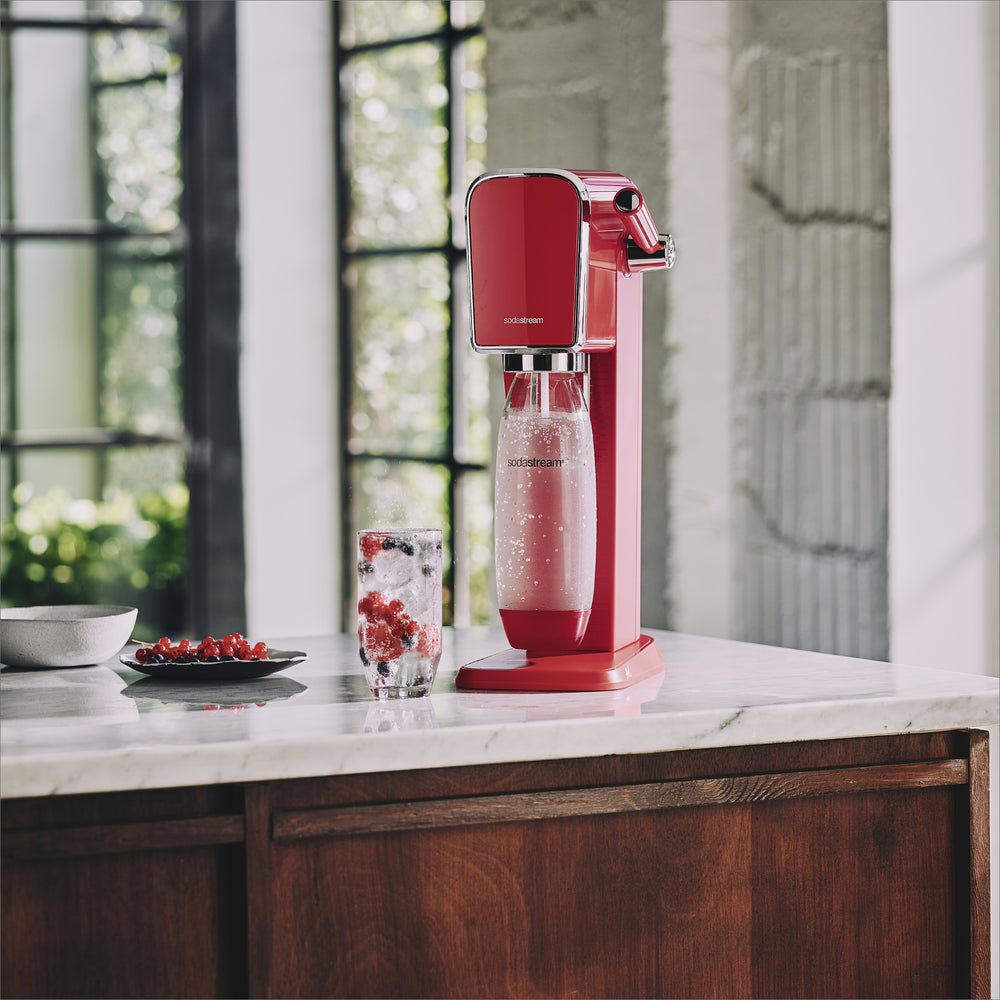 sodastream art rouge machine a eau petillante