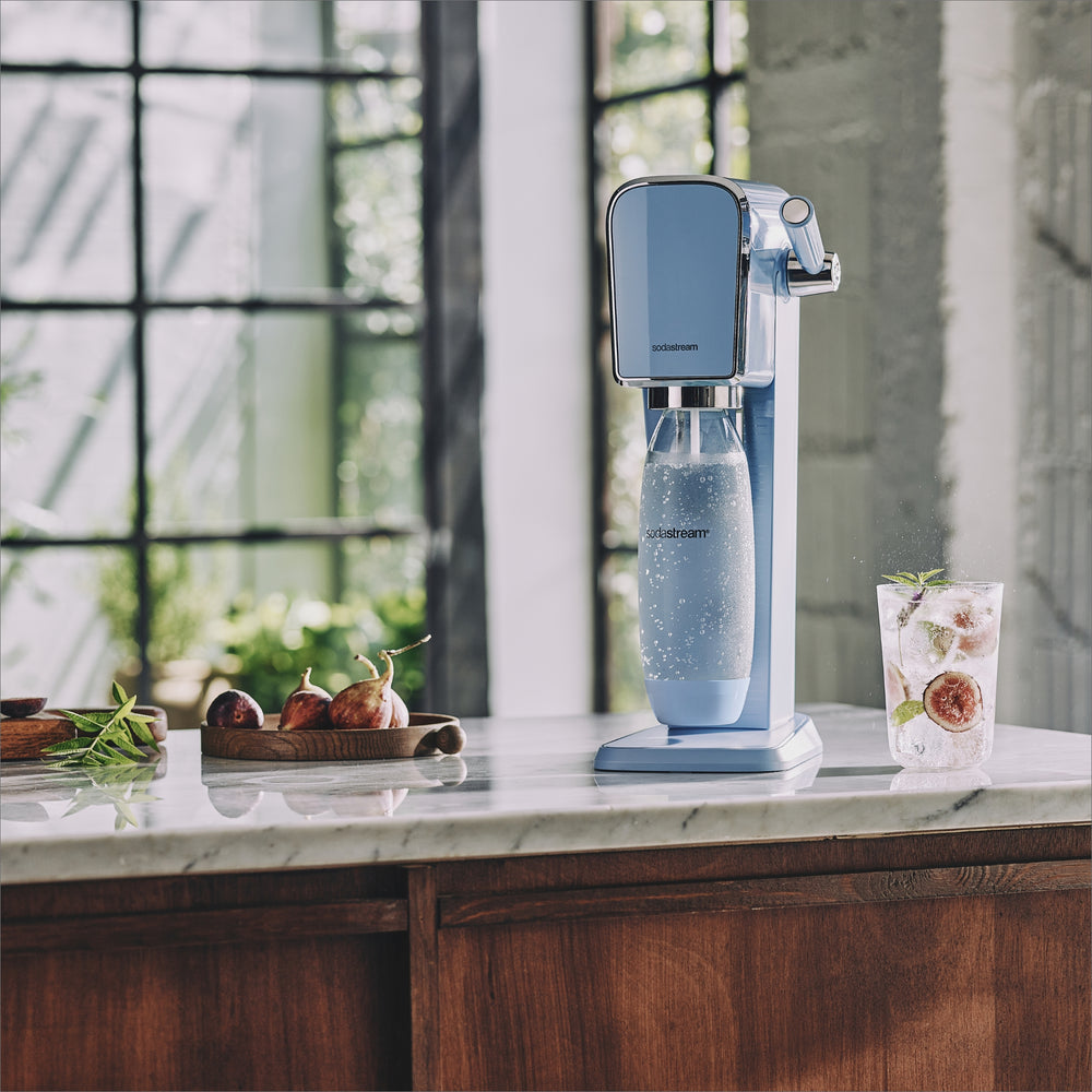 sodastream art bleu machine a eau gazeuse