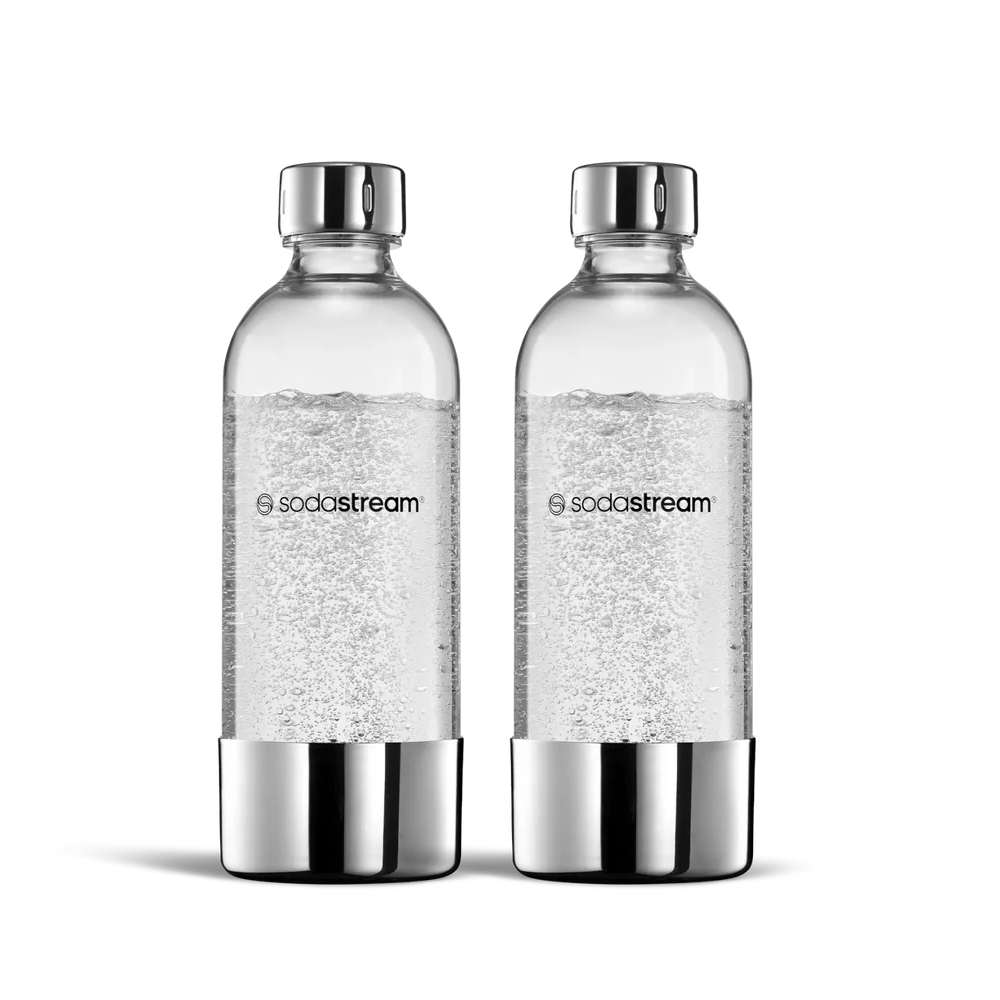 Pack de 2 bouteilles classiques acier inoxydable 1L