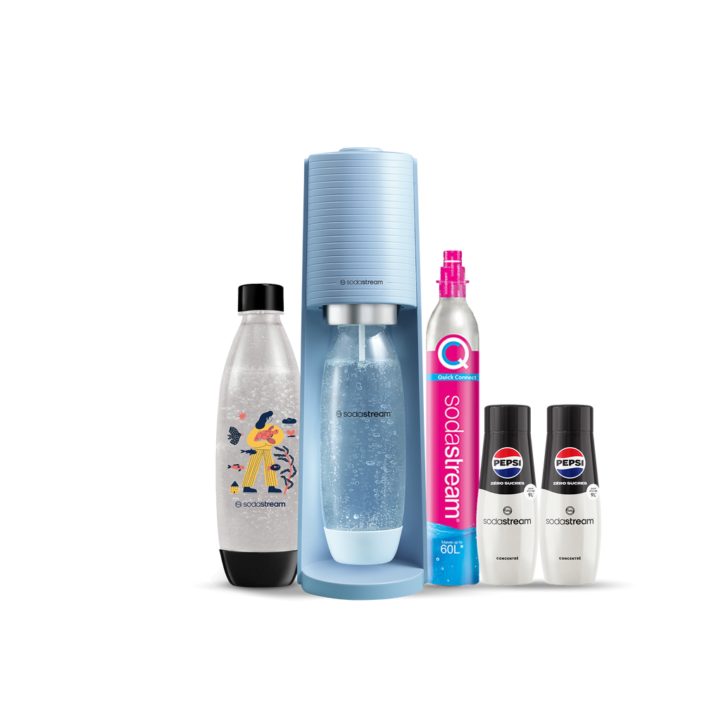 sodastream terra bleu Pack Saveur Pepsi Zéro Sucres