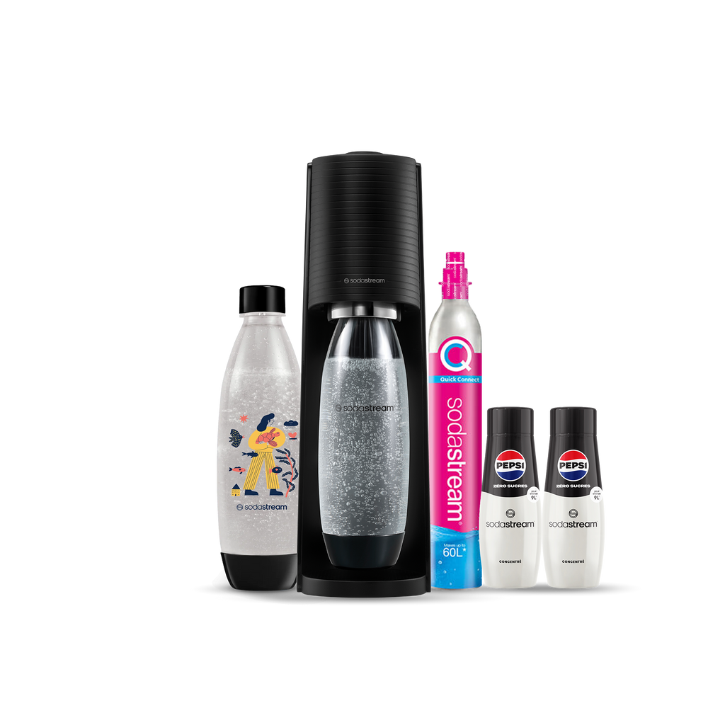 sodastream terra noire Pack Saveur Pepsi Zéro Sucres