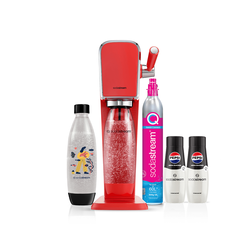 sodastream art rogue Pack Saveur Pepsi Zéro Sucres