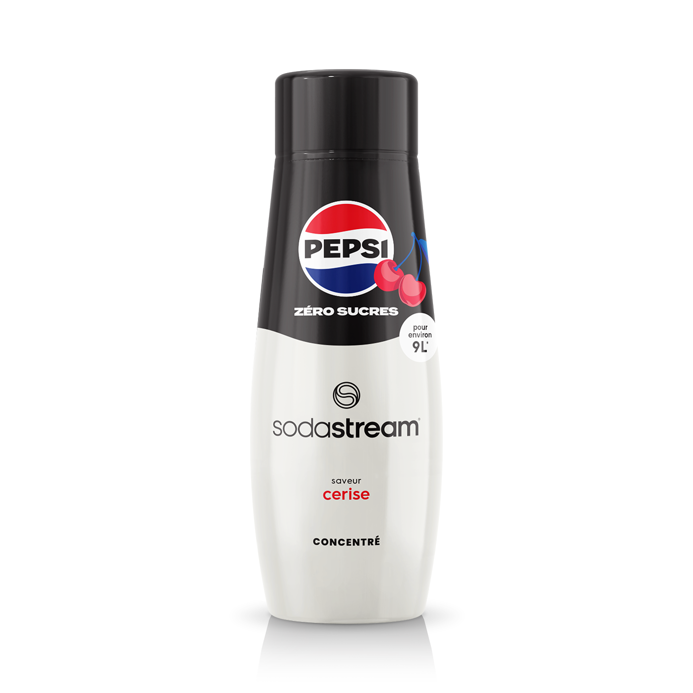 Pepsi Zéro Sucres Saveur Cerise 440ml sodastream