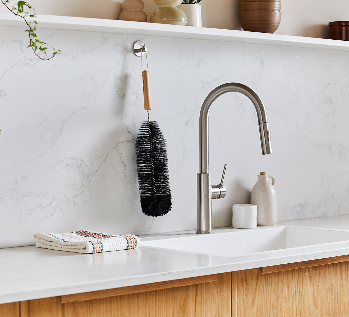 Brosse de nettoyage pour bouteille