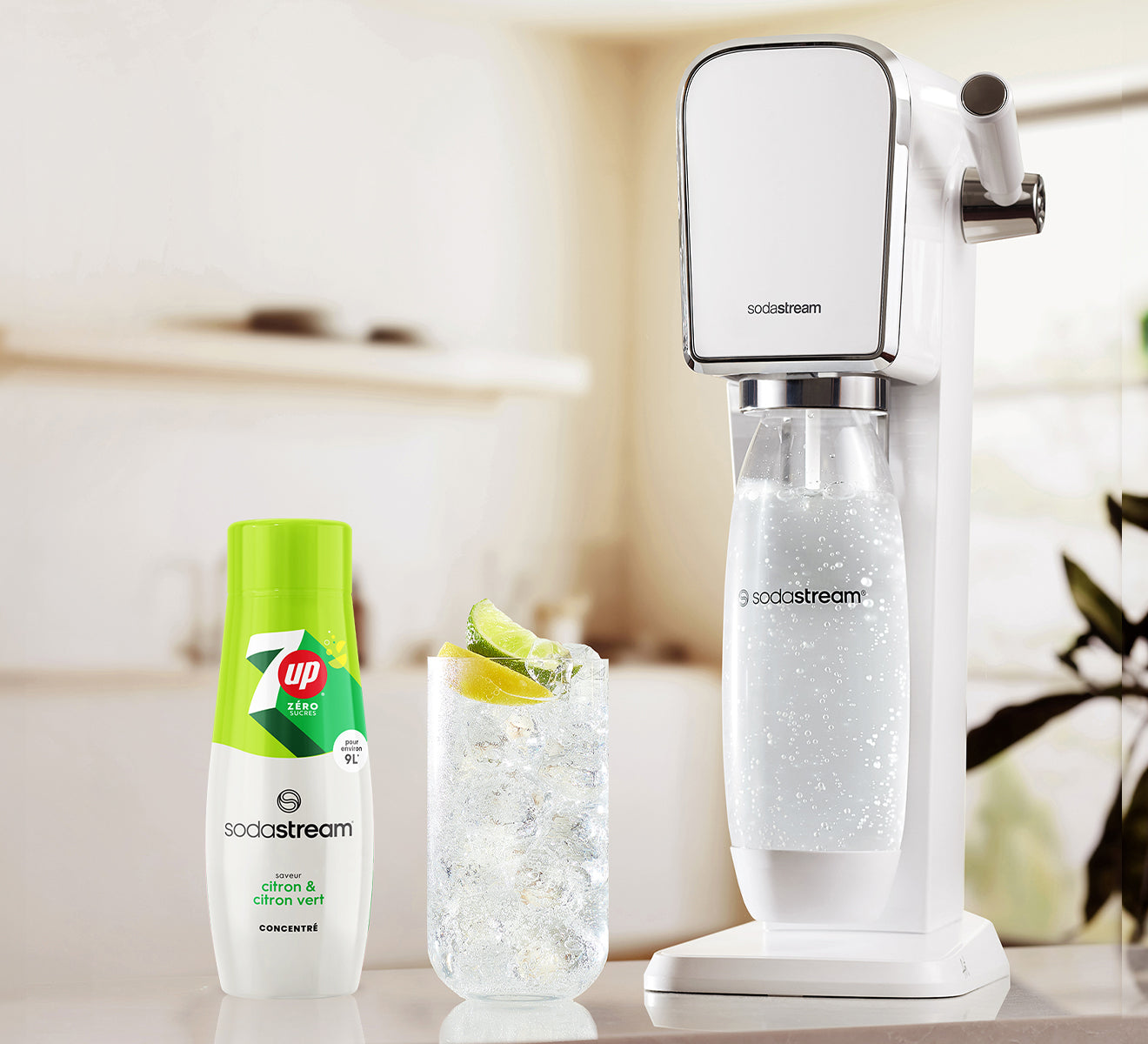 Sirop 7Up Zéro Sucres 440ml