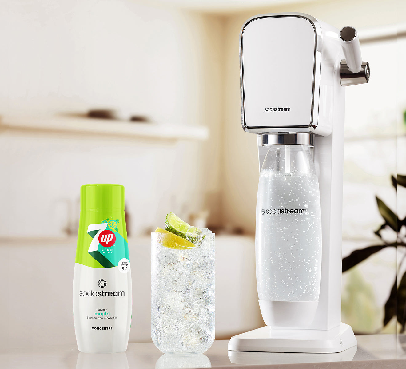 Sirop 7up Mojito Zéro Sucres