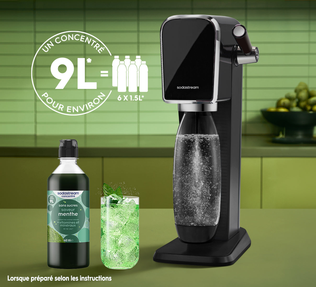 Sirop Menthe Sans Sucres 440ml