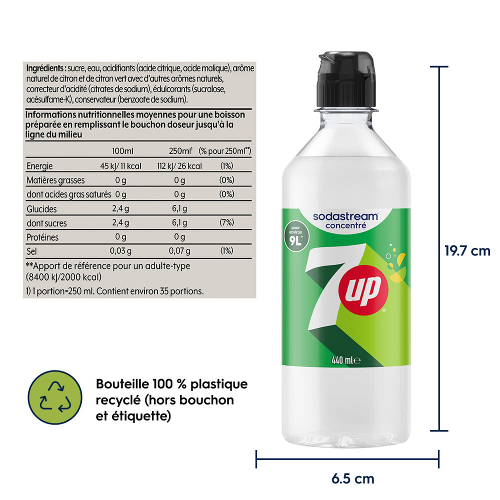 6-Pack Sirop 7up 440ml