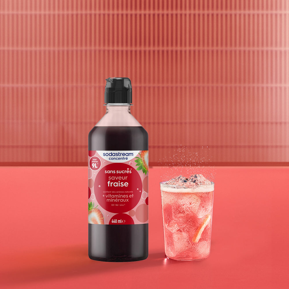 Sirop Fraise Sans Sucres