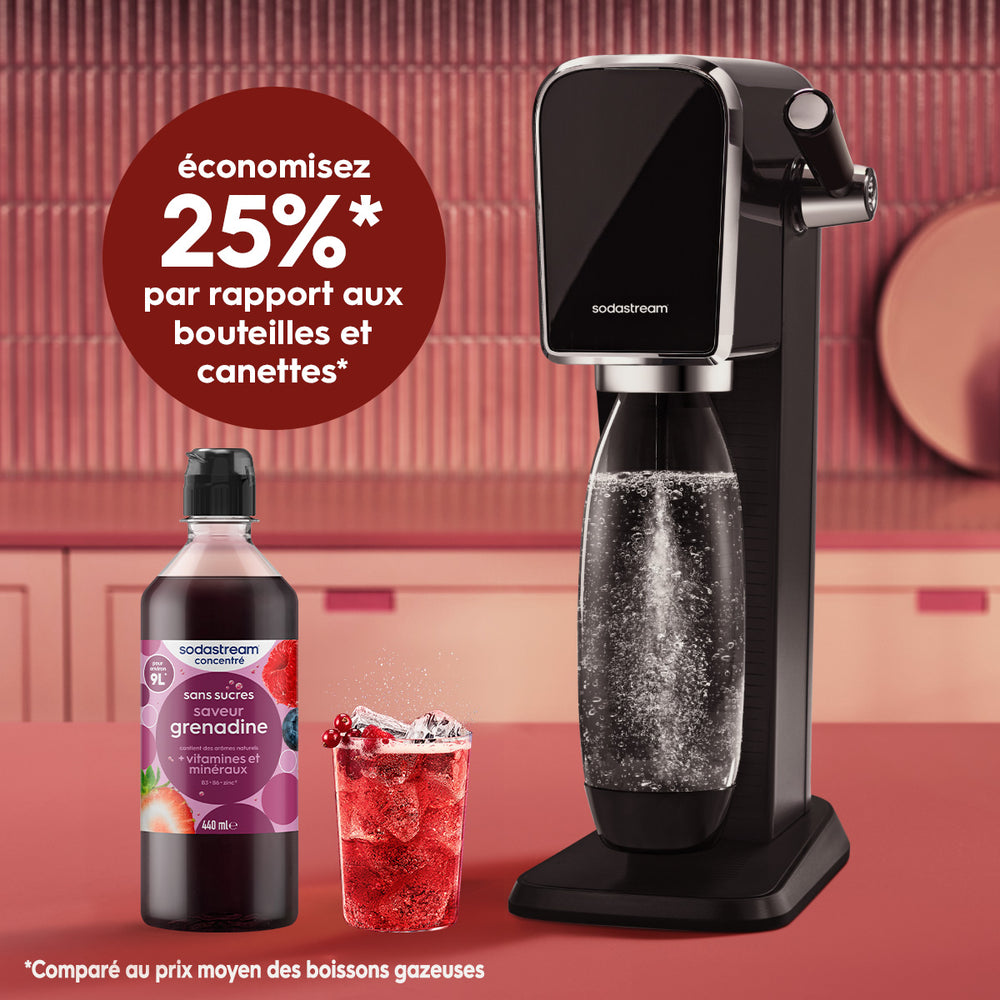 6-Pack Sirop Grenadine sans sucres 440ml