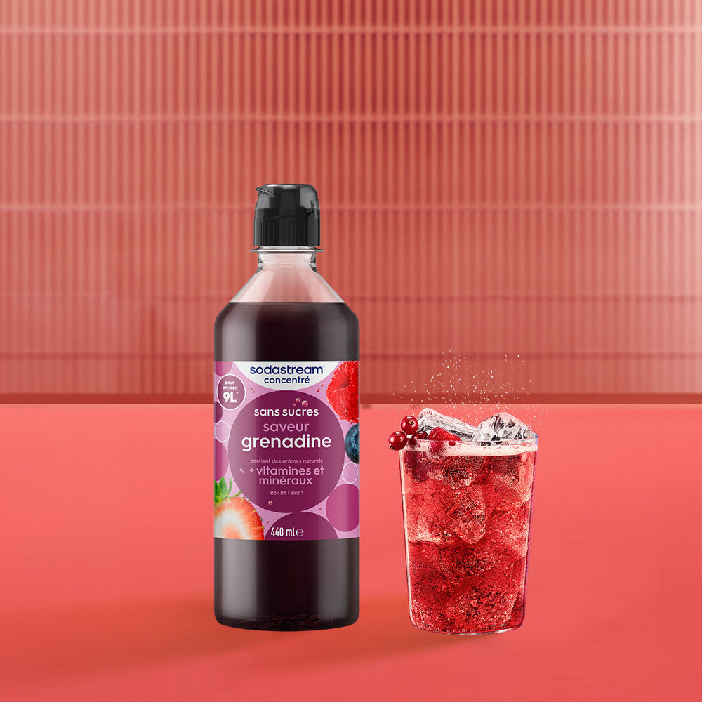 6-Pack Sirop Grenadine sans sucres 440ml