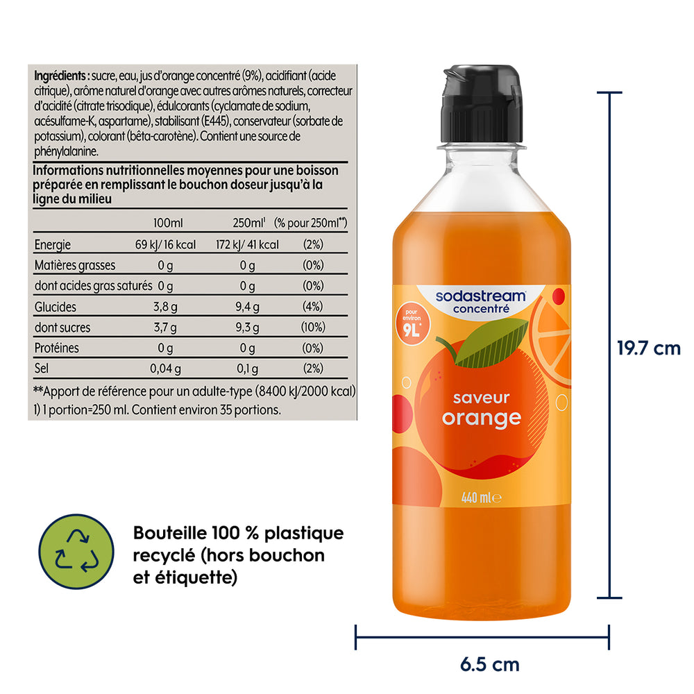 Sirop Orange 440ml