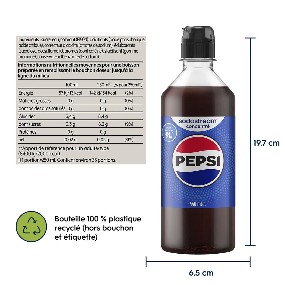 6-Pack Sirop Pepsi 440ml