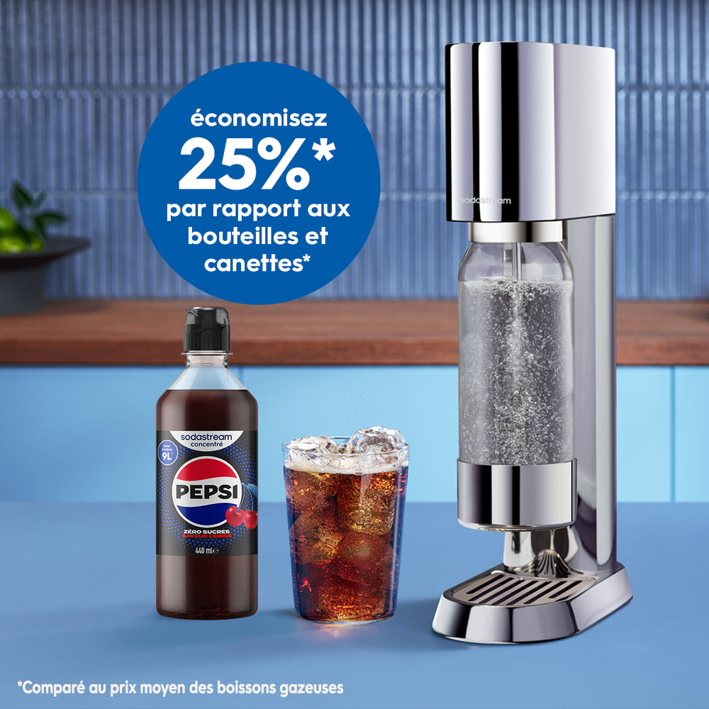Sirop Pepsi Zéro Sucres Saveur Cerise 440ml