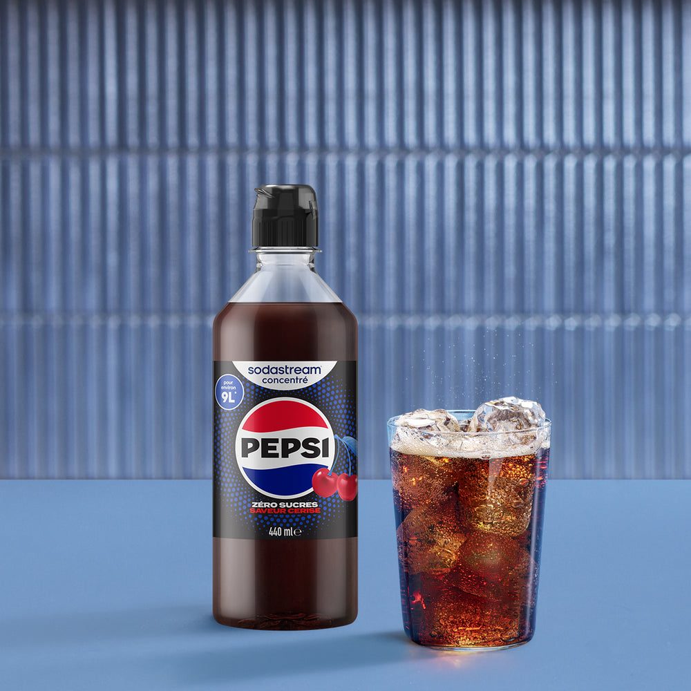 6-Pack Sirop Pepsi Zéro Sucres Saveur Cerise 440ml