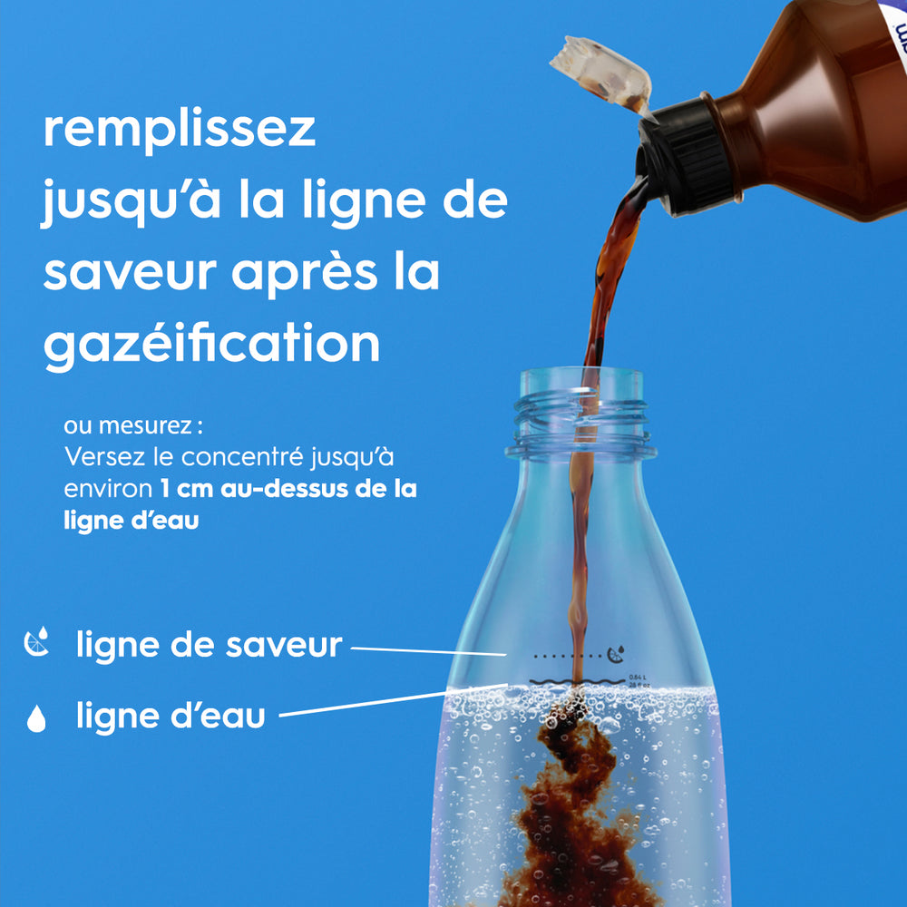 Sirop Pepsi Zéro sucres sans caféine 440ml