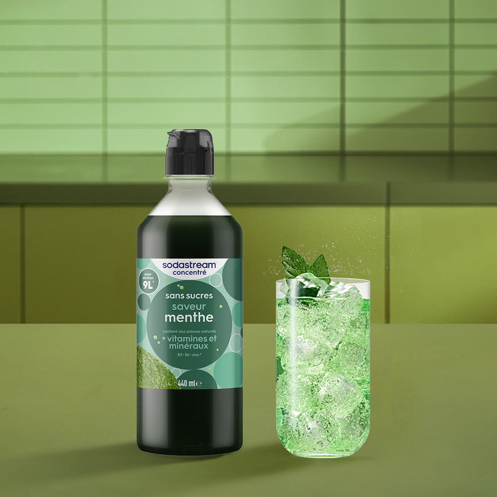 6-Pack Sirop Menthe sans sucres 440ml