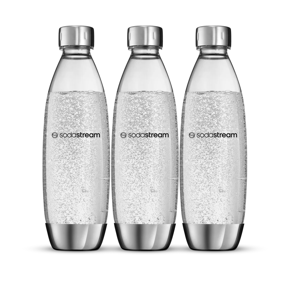 Pack de 3 Bouteilles fuse acier inoxydable 1L