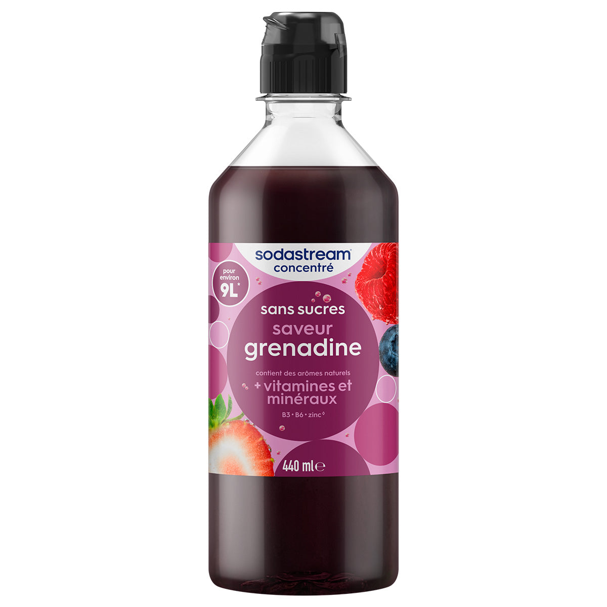 Sirop Grenadine Sans Sucres 440ml sodastream