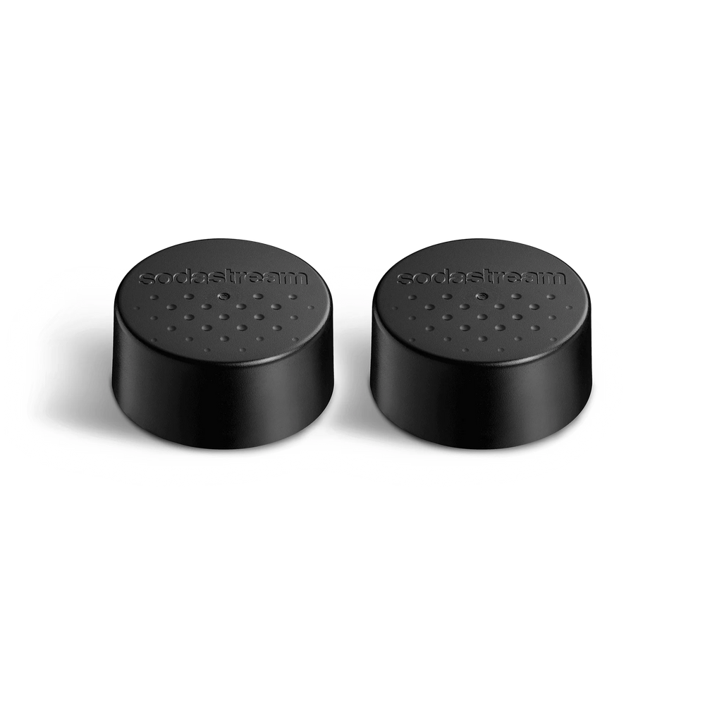 Pack 2 bouchons noirs pour bouteille en verre de 1L