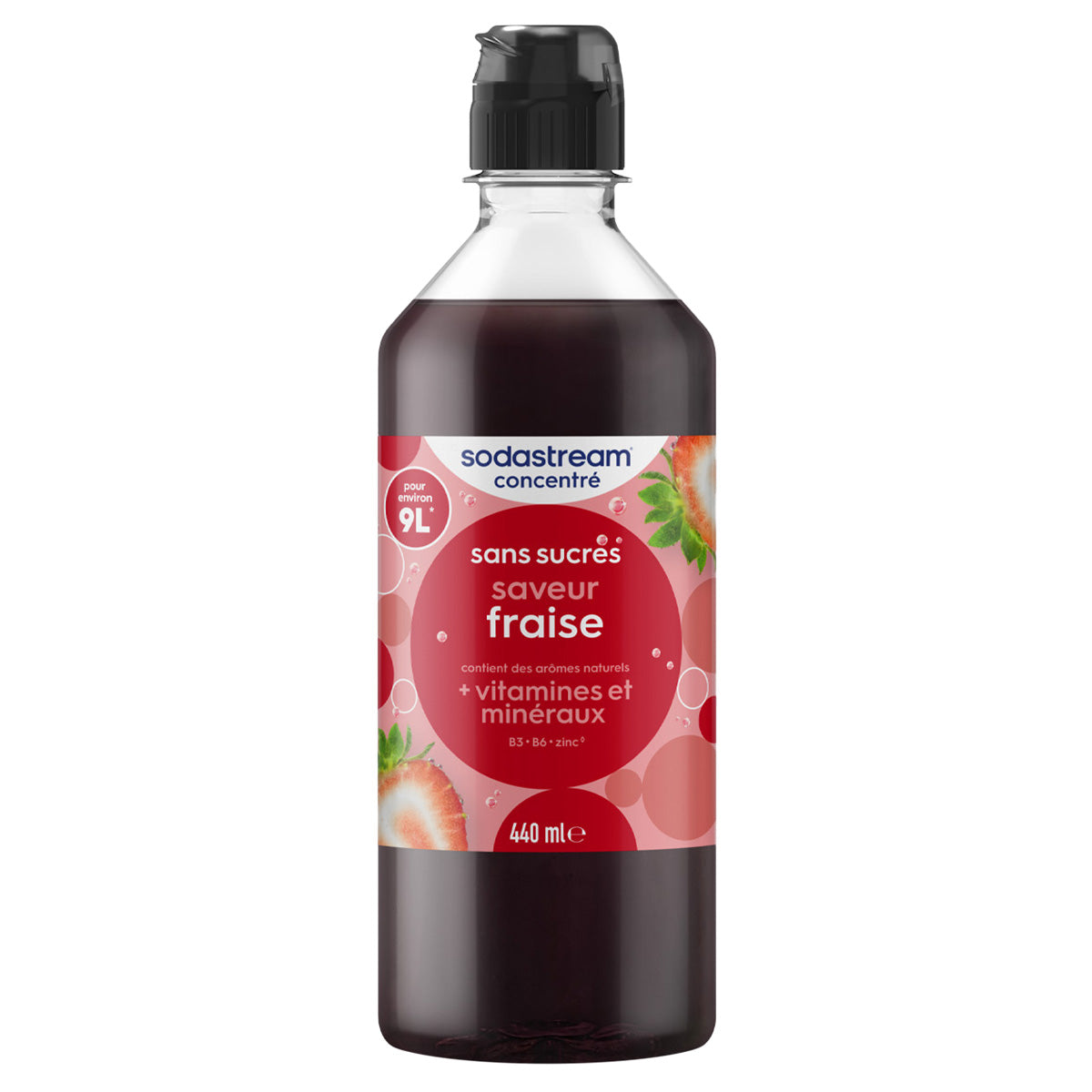 Sirop Fraise Sans Sucres sodastream