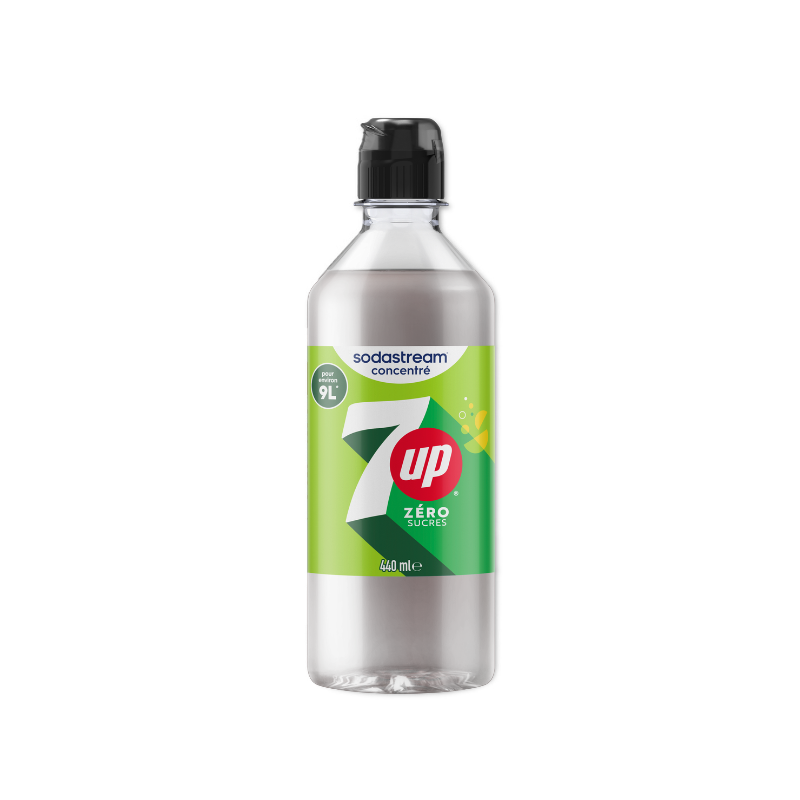 Sirop 7Up Zéro Sucres 440ml