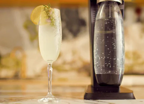 Cocktail pétillant Limoncello